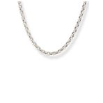 Luna Taşlı Zincir Choker Kolye 1 mikron 18 Ayar Altın/Rodyum Kaplama (925 Ayar Gümüş Üzerine)