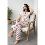 Luna Touch Ekstra Yumuşak Yazlık Kadın Pijama Takımı – Düğmesiz, Kısa Kollu, Büyük Beden Kadın Pijama (S–5XL)