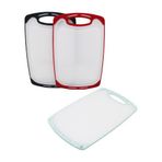 Lunaev 40X24CM BÜYÜK PLASTİK KESİM PANOSU KAYMAZ SİLİKON KENARLIK - 10MM KALINLIK