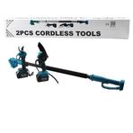 Lunaev Bn-5 Cordless Tools Ltj-6A Zz-01 2 Pcs Set 6&Amp;quot; Budama Dal Kesme Testere=şarjlı--Yağsı
