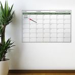 Lunaev Manyetik Yapışkanlı Bir Aylık Program Planlayıcı Takvim 85x56 cm Yazı Tahtası