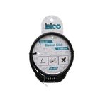 Lunaev ŞİFRELİ EKO - İNCE BİSİKLET KİLİT ÇELİK TEL SİYAH ŞEFFAF KILIF 7MMX65CM