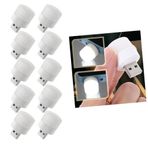 Lunaev USB Mini Top LED 10’lu Aydınlatma Seti – Beyaz Renkli Gece Lambası, Enerji Tasarruflu Mikro L