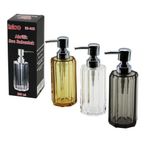 Lunaev UZUN SEKİZGEN ŞEFFAF - RENKLİ AKRİLİK - MİKA KRİSTAL SIVI SABUNLUK 200ML