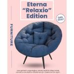 Lunare Maison Collection | Modern & Zarif Tekli Koltuk Berjer | Rahat Dinlenme Koltuğu - Lacivert