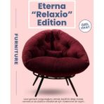 Lunare Maison Collection | Modern & Zarif Tekli Koltuk Berjer | Rahat Dinlenme Koltuğu - Mor