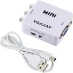 Lunatic 0450 Vga To Av 3rca Video 1080p Çevirici Dönüştürücü Adaptör 3.5mm Destekli