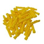 Lunatic 12350 PLASTİK DÜBEL SARI (100 ADET)(ROKET DÜBEL 10 MM)(100'lü 10 MM)