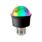 Lunatic 28253 AL-KX6882 360 Derece LED 3.3 Watt Mini E27 Duy Rgb Disko Lamba - Altın