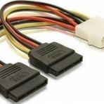 Lunatic 2949 İkili Çift Sata Power Hdd 4 pin Güç Kablosu