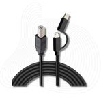 Lunatic 3351 Type C +Micro Usb Yazıcı Printer Piyano Midi Bağlantı Kablosu Hızlı USB C USB B Midi cihazını müzik kaydı/oynatma veri iletimi için bilgisayarA bağlamaYı sağlar(Ln-3351 Type C+Micro Usb)
