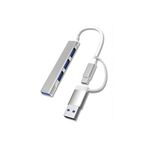 Lunatic 3360 Usb 3.0 Type C Hub 4 Port Çoklayıcı Çoğaltıcı Çevirici Dönüştürücü Adaptör