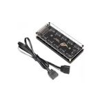 Lunatic 4748 Argb Rgb Led 3 Pin 11 Port 5V Sata Power Güç Fan Çoklayıcır Şerit Hub Kablo Splitter