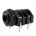 LUNATİC 5429 YATIK MONO 6.3 MM GİTAR JACK ŞASE (5429 Siyah)