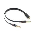 Lunatic 5744 Kulaklık Mikrofon Çevirici Ayırıcı. Bütün Telefon Modellerine Uyumlu Tek 3.5mm Girişe Sahip Olan Kulaklıklarınızı Ses Ve Mikrofon Girişini Ayrı şekilde Kullanabilmek İçin üretilmiştir.