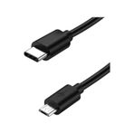 Lunatic 6003 Type C To Mikro Micro USB Şarj ve Data Ara Kablosu 1 Metre