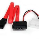 Lunatic 6046 Sata 7 + 6 Pin Soket Slim Data Power Disk HDD Kablosu İkisi bir arada 50 cm Güç splitter SATA Kablosu 7+6 Pin, Güç ve 7 Pin soketlerinden oluşur