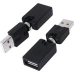 Lunatic 6452 Usb To Dişi Erkek 360 Derece Dönebilen Çevirici Dönüştürücü Adaptör 360 Derece Dönebilen Usb Dişi To Erkek Adaptör