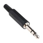 LUNATİC 706 PLASTİK 6.3 MM STEREO GİTAR JACK (706 Siyah)