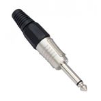 LUNATİC 7074 METAL MONO 6.3 MM GİTAR JACK FİŞ (7074 Gümüş)