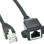 Lunatic 7950 Rj45 Dişi Erkek Uzatma 3M Panel Tipi Cat6 Montaj Kablosu (3 Metre)