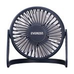 Lunatic Everest Serisi FAN 505 Girişi USB-A 5VDC / 250mm 145x141x105 mm Masaüstü Usb Fan (SİYAH)