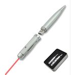 Lunatic KL-1 Sunum Kalemi 16 GB Usb Bellek Özellikli Metal Kutulu Kırmızı Lazerli, Led Işıklı Pointer Kalemi İşaretçi Sunum Kalemi Metal Tükenmez Kalem