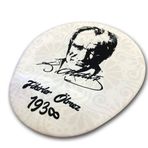 Lunatic LN-1938 Fikirler Ölmez Atatürk Desenli Ergonomik Suya Dayanıklı Bileklikli Mouse Pad