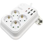 Lunatic LN-2946 Shoxmax Serisi (4 Priz + 4 Usb + 2 Type-c) Usb -Type C Şarj Termal Akım Koruma PRiz