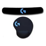 Lunatic Logitech Serisi Kare Tere Dayanıklı Mouse Pad + Logitech Bilek Destekli Profesyonel Oyuncu Gaming 70 cm Klavye Altlık Bileklik Pad - Siyah