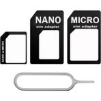 Lunatic Nano Micro Mikro Sim Çevirici Dönüştürücü İğne Adaptör Set