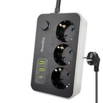 Lunatic Showmax Serisi SH-2646 Termal Akım Korumalı Priz (3 Priz + 2 Usb + 1 Type-c)