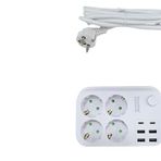 Lunatic Showmax Serisi SH-2946 Termal Akım Korumalı Priz 2 MT (4 Priz + 4 Usb + 2 Type-c)