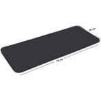 Lunatic Siyah 30cm x 70 cm Taban Suya Dayanıklı Ofis + Gaming Kayma Yapmayan , Titreme Yapmayan Mouse Pad - Koyu Siyah