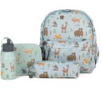 Lund London Lıttle Lund Backpack - Okul Çantası Woodland - 30,5x23,5x10 - Desenli