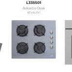 Luno Gri Trio Ankastre Set