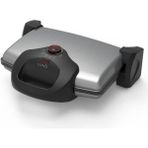Luno LT39007X01 1800 W Güçlü İnox Tost Makinesi Alüminyum Materyal ile Modern Tasarım - Gri