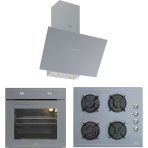 Luno Silverline Luno Gri Ankastre Set 3481 60CM+L501S04+L63S01