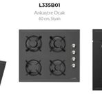 Luno Siyah Trio Ankastre Set