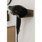 LUNOART Metal Saç Kurutma Makinesi Askısı, Fön makinesi Askısı (Renk: Vizon)| Duvar Tipi Organizer