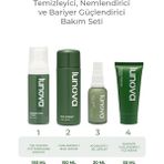 Lunova 4’lü Komple Cilt Bakım Rutini Seti | Cilt Kurutmayan Temizleyici, Bariyer Güçlendirici Milk Serum, Aydınlatıcı Jel Serum & Yoğun Nemlendirici Krem