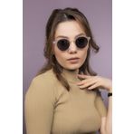LUNOX (195) Carlo Mat Kristal Unisex Güneş Gözlüğü Mat Kristal