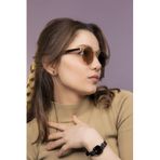 LUNOX (197) Carlo Krem Unisex Güneş Gözlüğü Bej