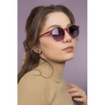 LUNOX (214) Niobe Mat Kırmızı Unisex Güneş Gözlüğü Mat Kırmızı