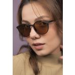 LUNOX (222) Niobe Mat Kahve Unisex Güneş Gözlüğü Kahve Mat