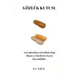 LUNOX (569) Gözlük Koruma Kutusu Turuncu