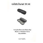 LUNOX (571) Gözlük Koruma Kutusu Füme