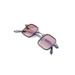 LUNOX (631) Metal Unisex Uv Korumalı Güneş Gözlüğü Koyu Kahve
