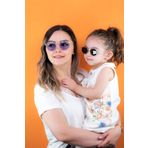 Lunox Anne Kız Çocuk Kombin Kristal Güneş Gözlüğü ( Mor Cam )