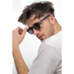 Lunox Carlo Mat Siyah Unisex Güneş Gözlüğü